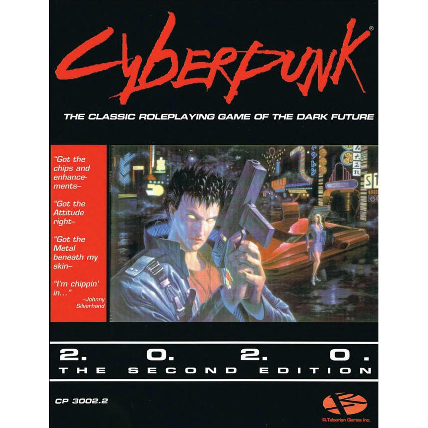 Image of Cyberpunk 2020 RPG Core Rulebook Roleplaying in the Dark Future RTGCP3002