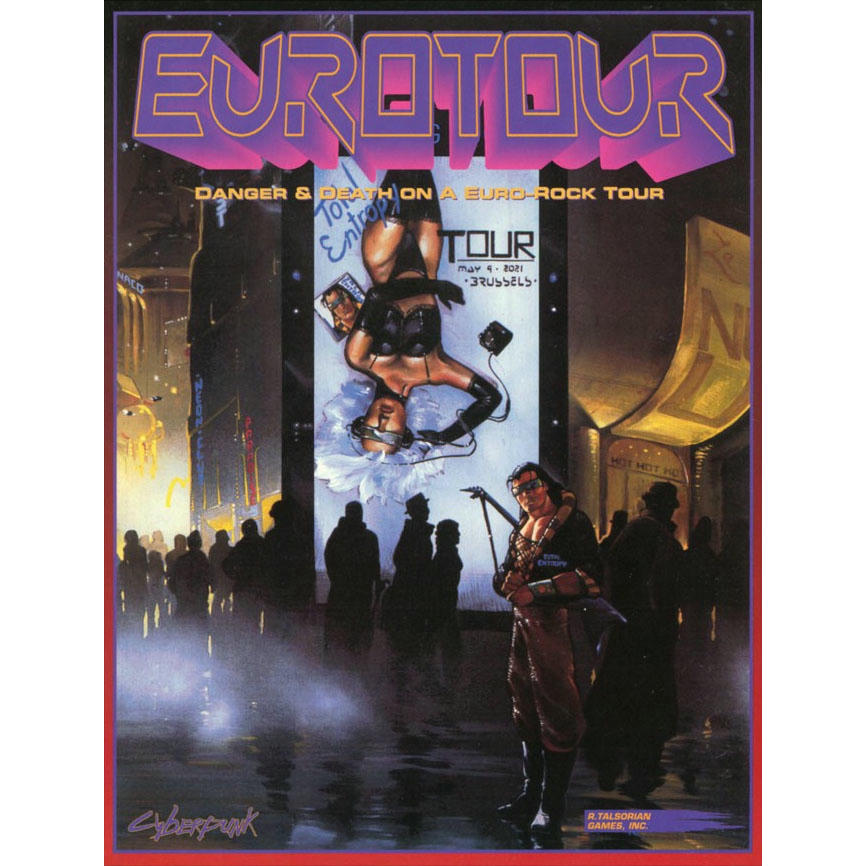 Image of Cyberpunk 2020 RPG: Eurotour Adventure by R. Talsorian Games RTGCP3131