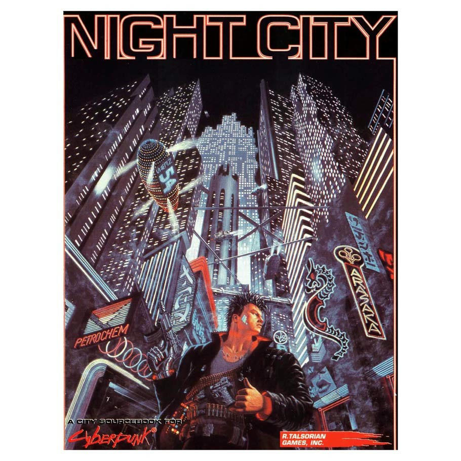 Image of Cyberpunk 2020 RPG: Night City Sourcebook by R. Talsorian Games RTGCP3501