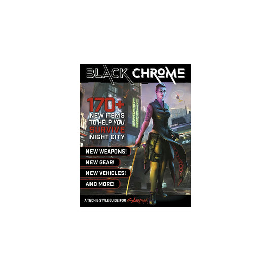 Image of Cyberpunk Red RPG Black Chrome Equipment Sourebook R. Talsorian Games RTGCR3061