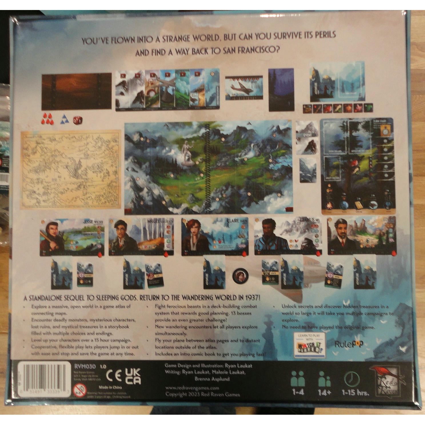 Image of Sleeping Gods: Distant Skies Board Game by Red Raven Games RVM030