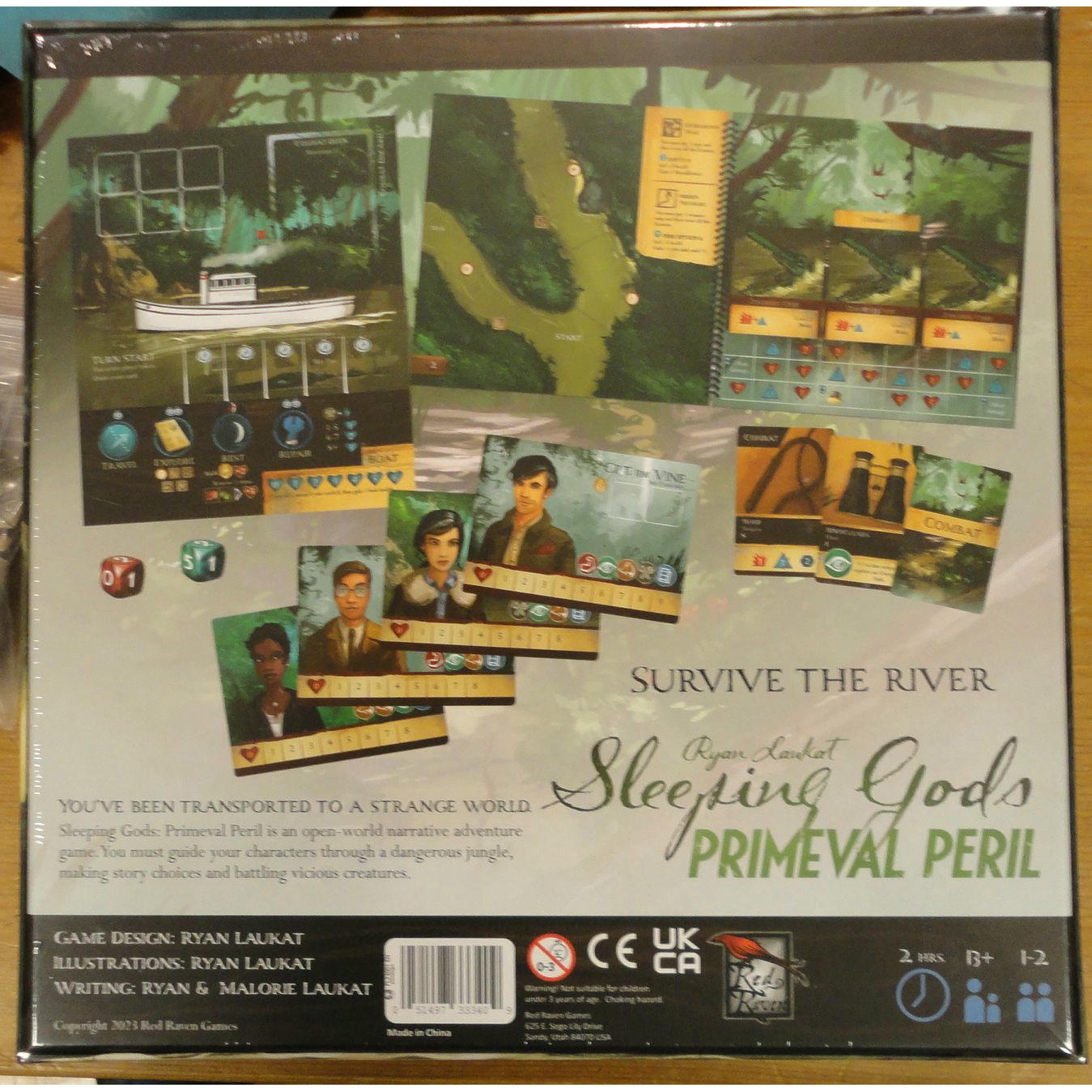 Image of Sleeping Gods: Primeval Peril Stand-Alone Board Game by Red Raven Games