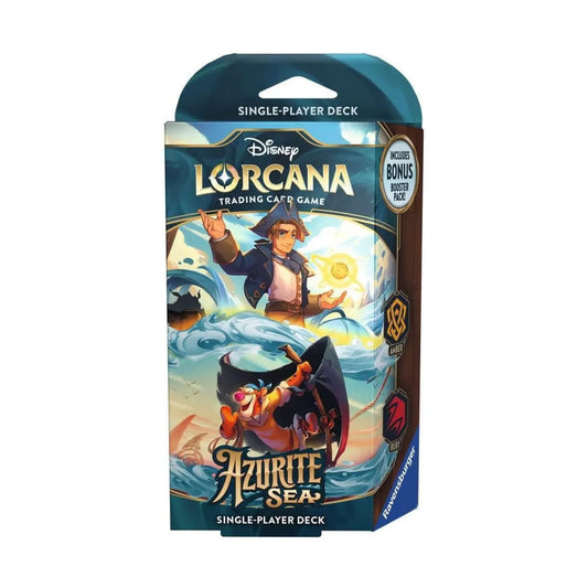 Disney Lorcana Azurite Sea Starter Deck Amber & Ruby