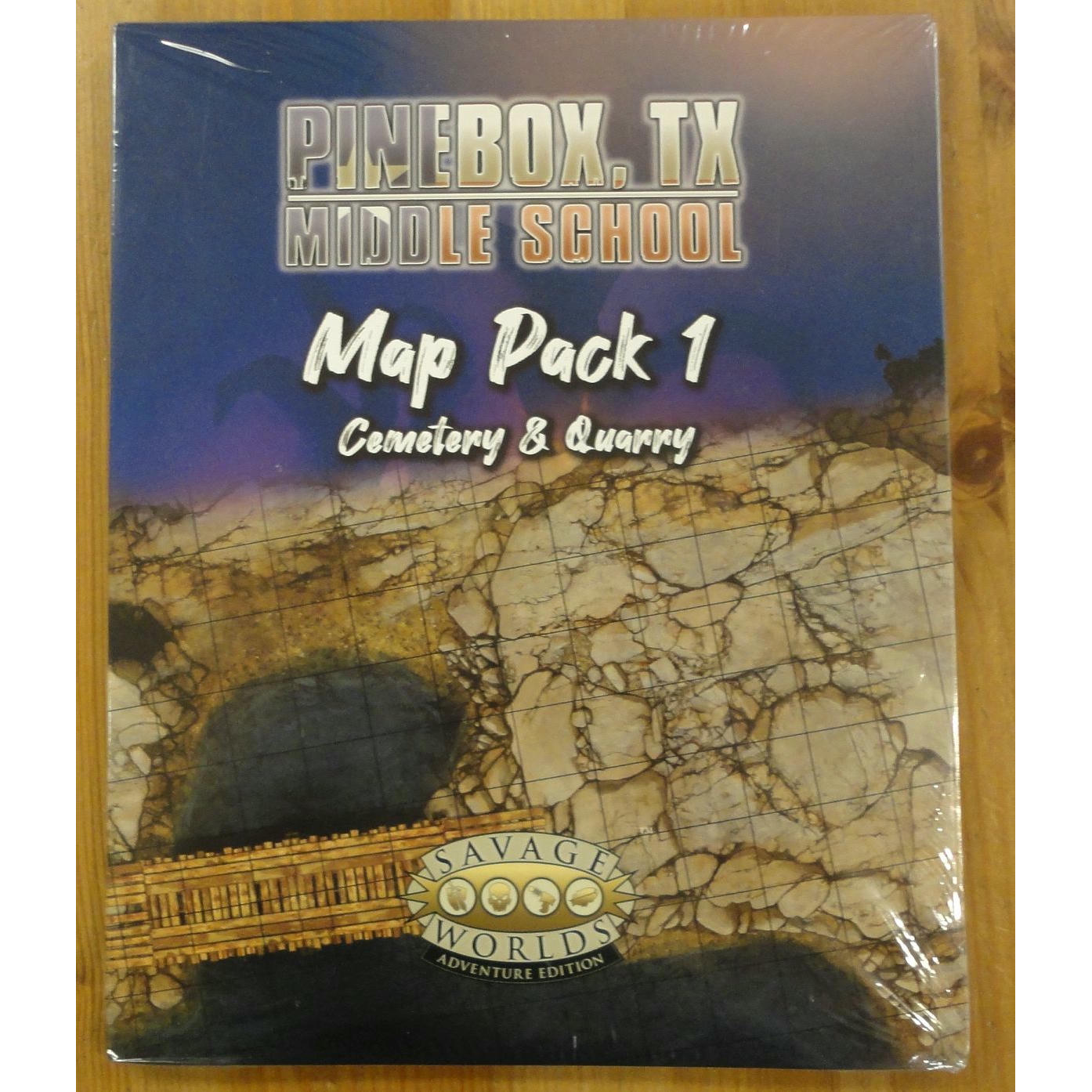 Image of Savage Worlds Pinebox, TX Middle School RPG Map Pack 1: Cemetery & Quarry 