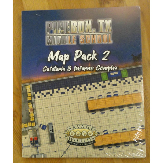 Image of Savage Worlds Pinebox, TX Middle School RPG Map Pack 2 Cafeteria/Inferno Complex