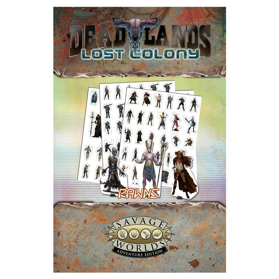 Image of Savage Worlds RPG Deadlands Lost Colony Pawn Set S2P10806