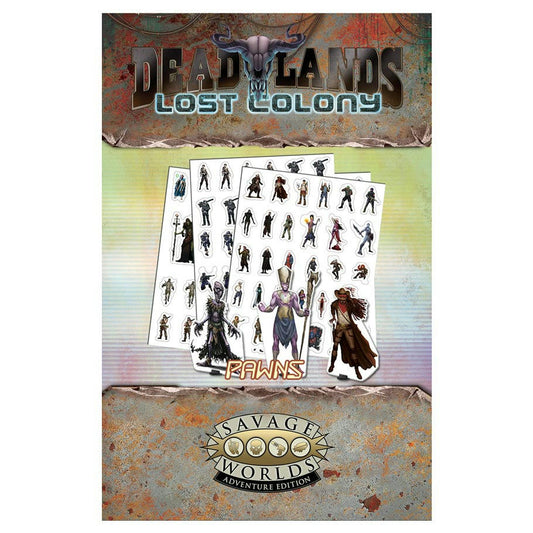 Image of Savage Worlds RPG Deadlands Lost Colony Pawn Set S2P10806