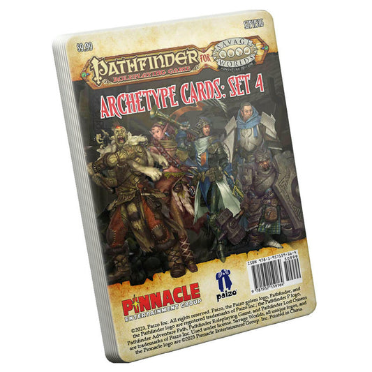 Image of Pathfinder Savage Worlds RPG Archetype Cards: Set 4 S2P11516