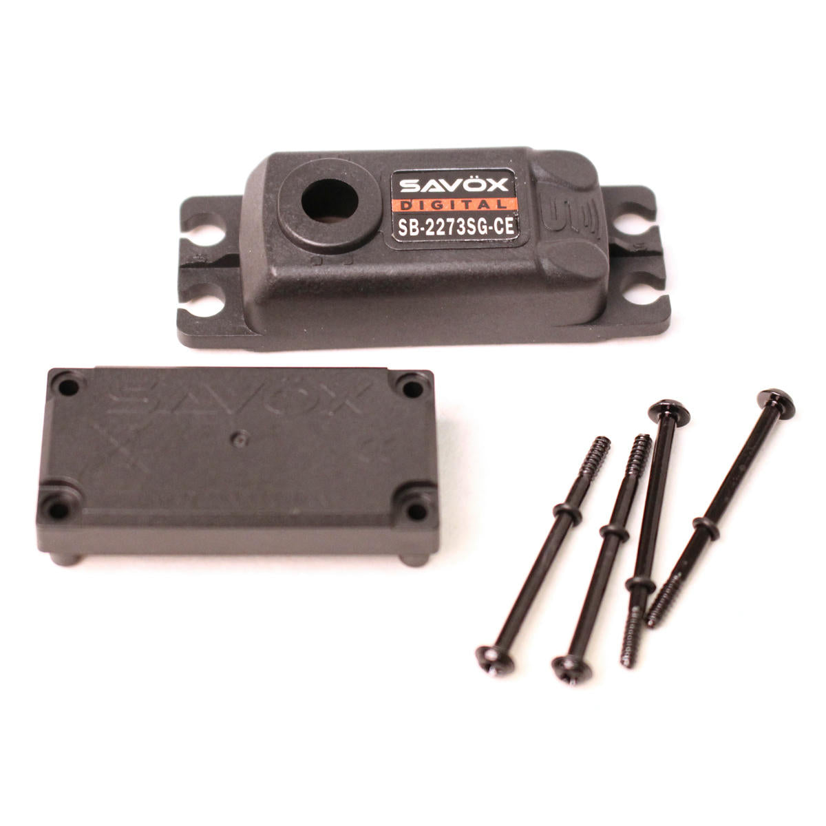 Image of Savox Top and Bottom Servo Case w/ 4 Screws for SAVCSB2273SG-CE Servo