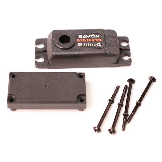 Image of Savox Top and Bottom Servo Case w/ 4 Screws for SAVCSB2273SG-CE Servo