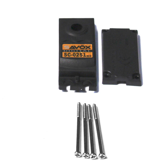 Image of TOP & BOTTOM SERVO CASE WITH 4 SCREWS