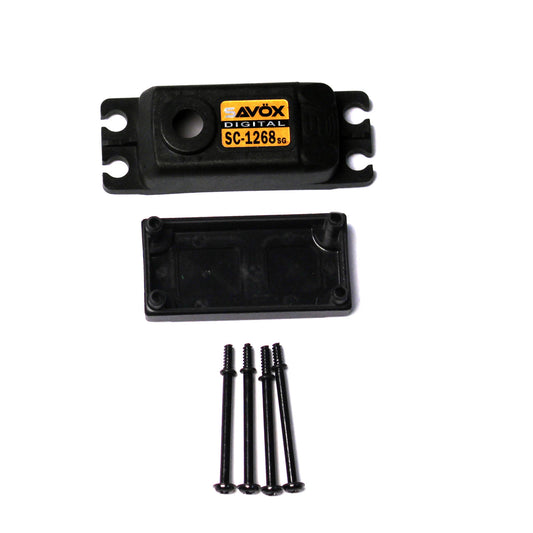 Image of TOP & BOTTOM SERVO CASE WITH 4 SCREWS