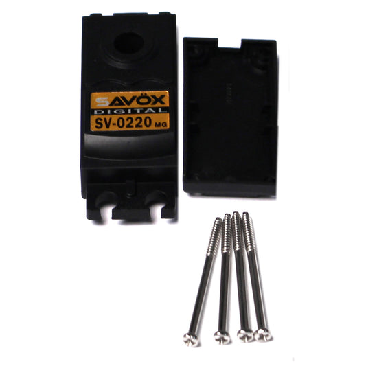 Image of TOP & BOTTOM SERVO CASE WITH 4 SCREWS SV0220MG
