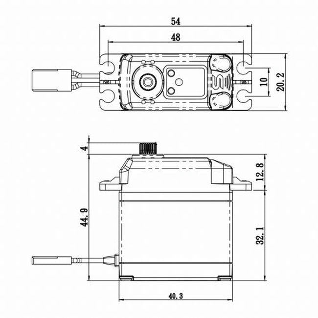 Image of Savox SA-1230SGP Coreless Digital Metal Gear Servo .16s/500 oz-in SAVSA1230SGP