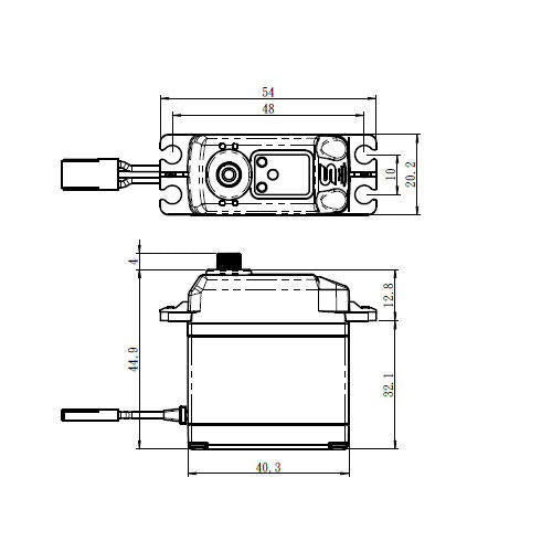 Image of High Voltage Brushless Digital Servo 0.13sec / 583.3oz @ 7.4V