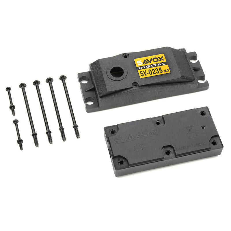 Image of TOP AND BOTTOM SERVO CASE WITH SCREWS FOR SGSV0235MG