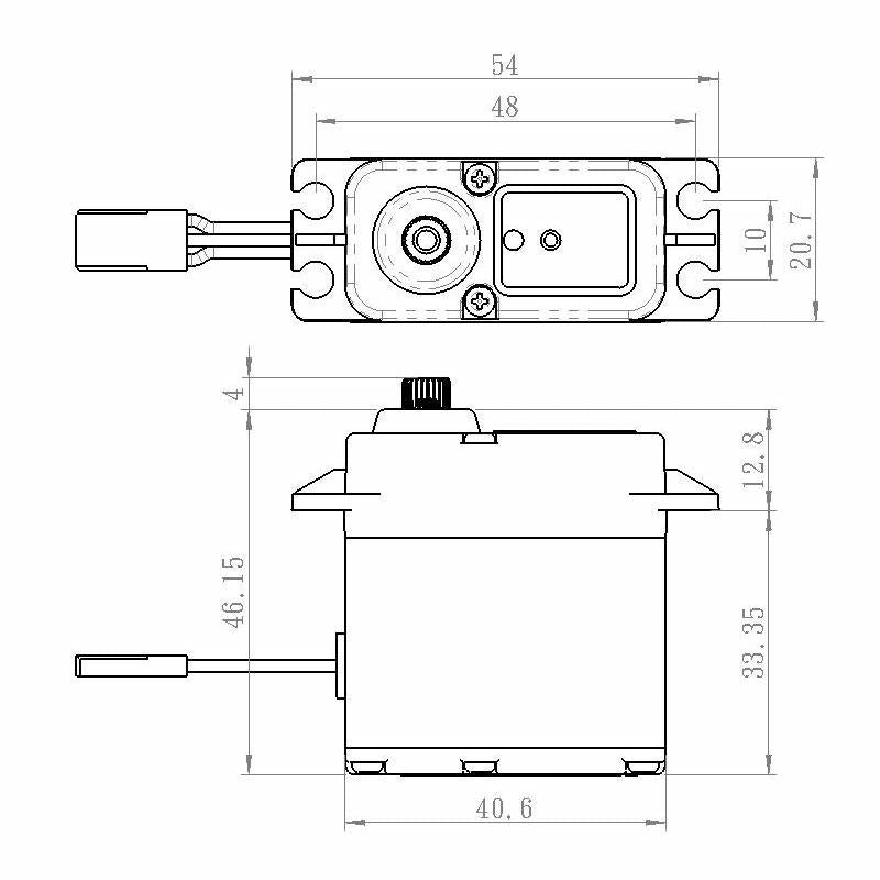 Image of Savox SW-2212SGP Plus Wateproof HV (7.4V) Brushless Digital Servo 0.14s/638oz-in