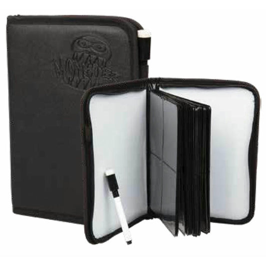 Monster Deluxe 4 Pocket Trading Card Leather Album - Zipper Closure