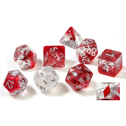 Image of Diamonds Icon Polyhedral Dice Set D20/12/10/%/8/6/4 & d20 Sirius 