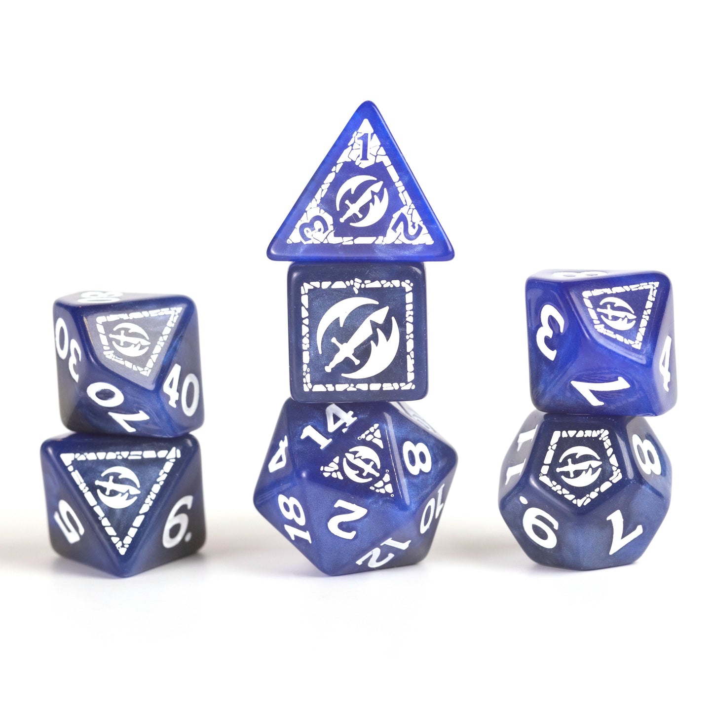 Image of Dungeons &amp; Dragons: Adventure Dice - Fighter Blue