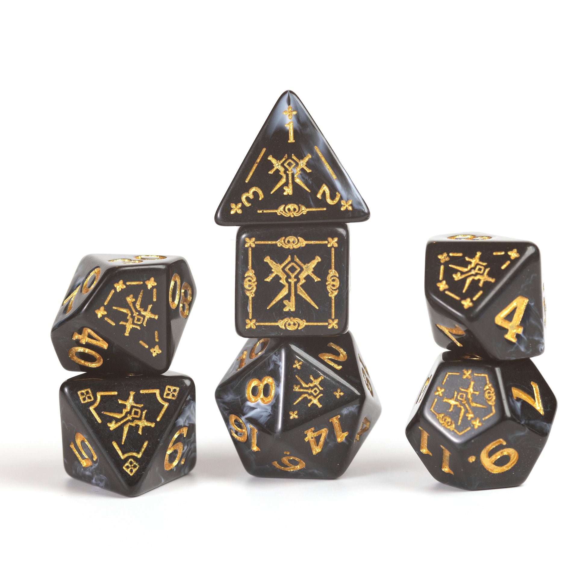 Image of Dungeons &amp; Dragons: Adventure Dice - Rogue Black