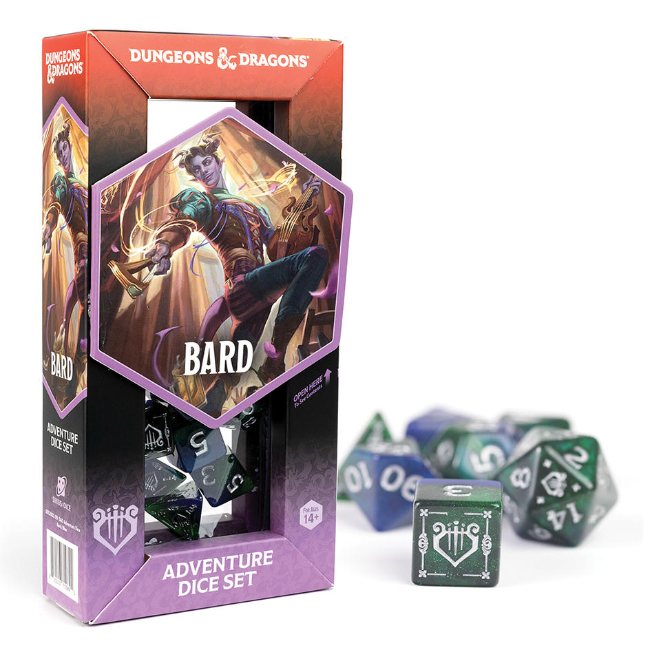 Image of Dungeons &amp; Dragons: Adventure Dice - Bard Blue