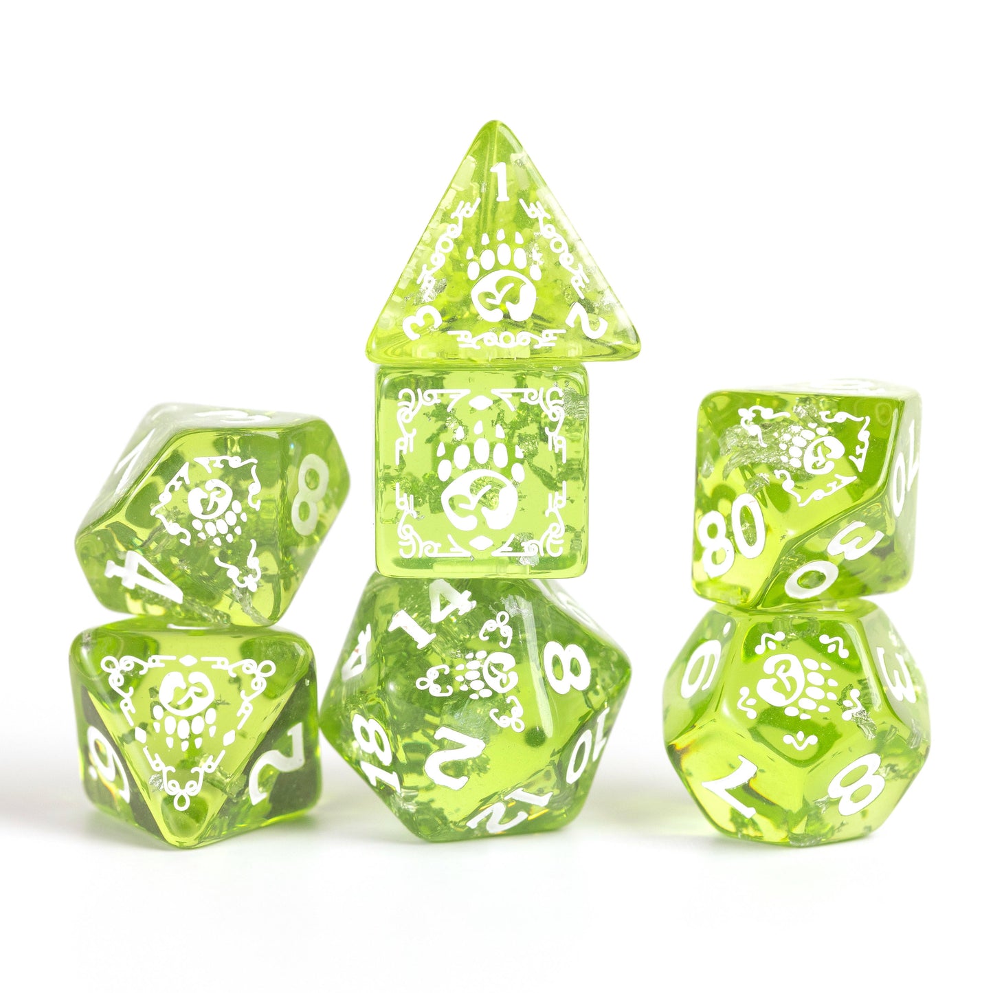 Image of Dungeons &amp; Dragons: Adventure Dice - Druid Green