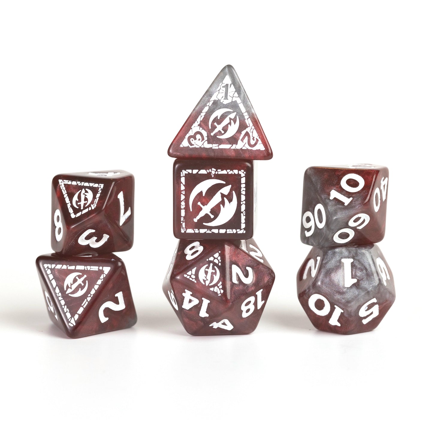Image of Dungeons &amp; Dragons: Adventure Dice - Fighter Red