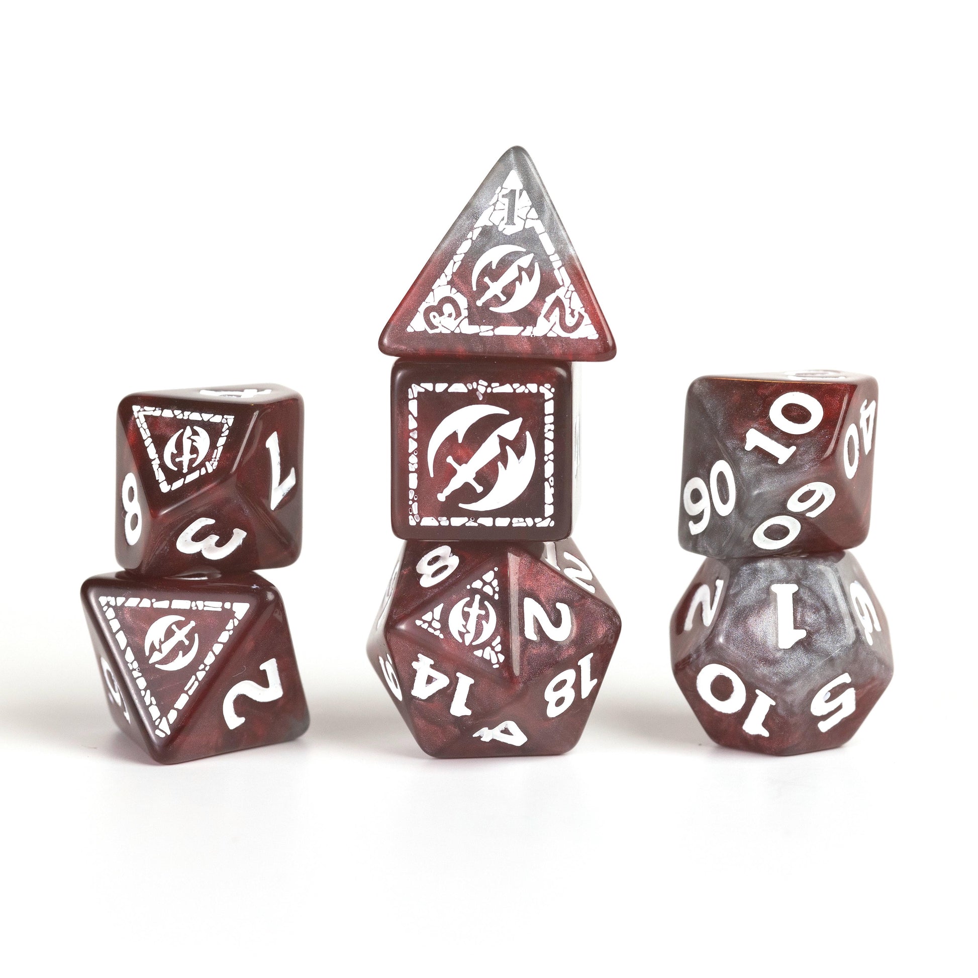 Image of Dungeons &amp; Dragons: Adventure Dice - Fighter Red