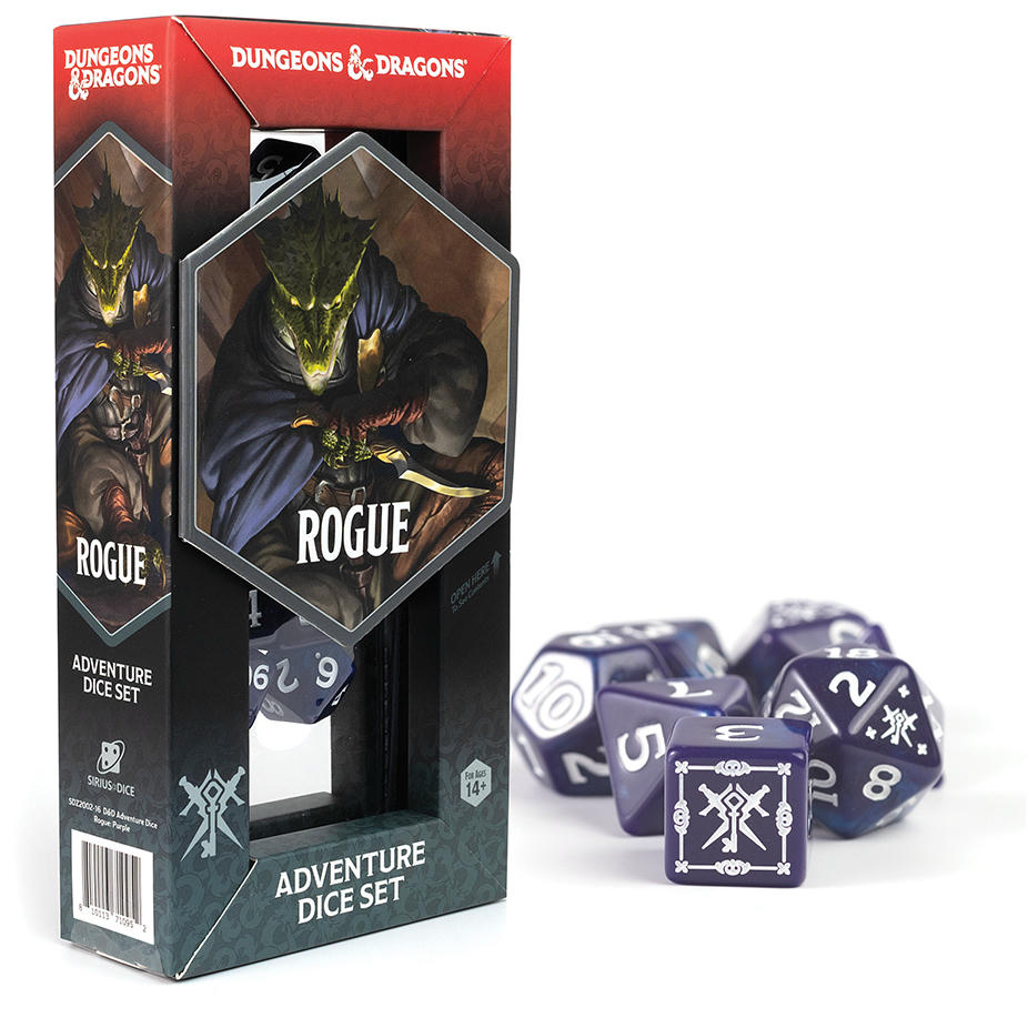 Image of Dungeons &amp; Dragons: Adventure Dice - Rogue Purple