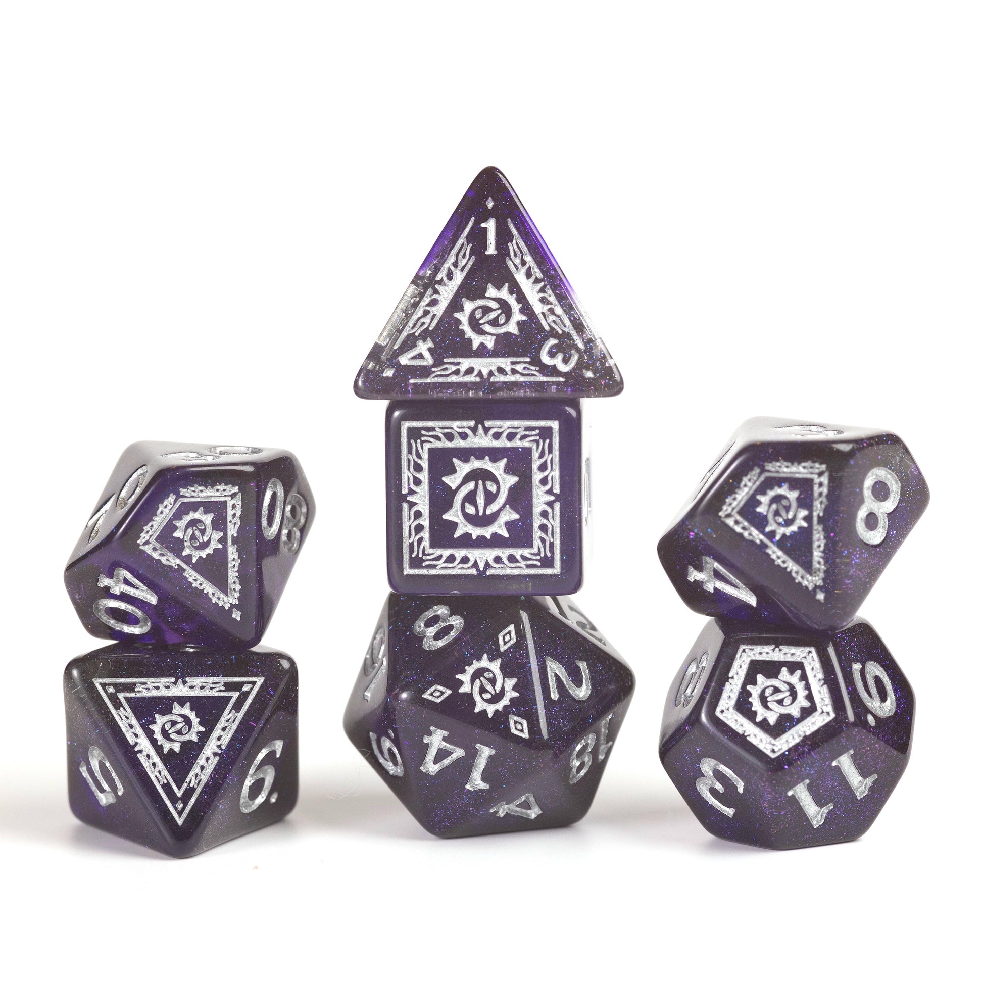 Image of Dungeons &amp; Dragons: Adventure Dice - Warlock Purple