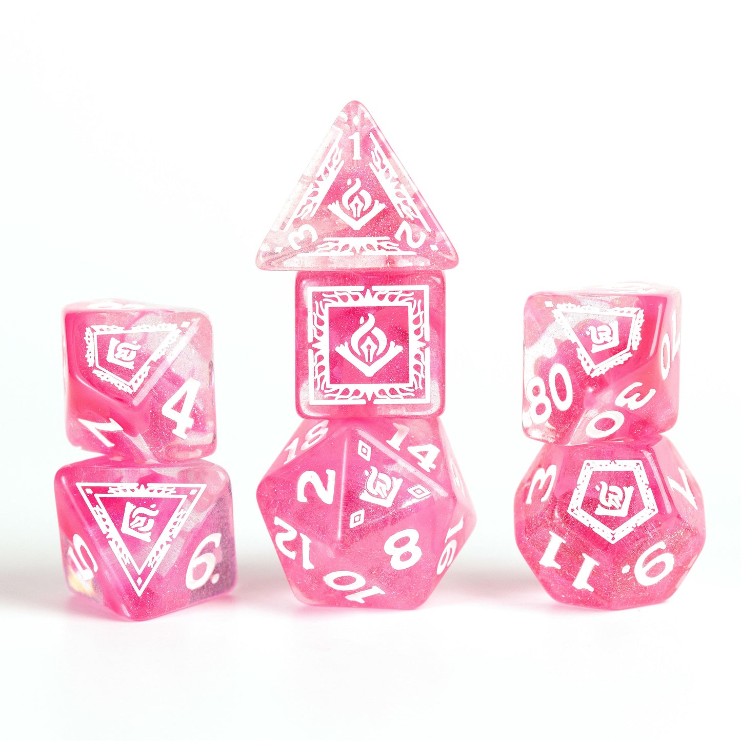 Image of Dungeons &amp; Dragons: Adventure Dice - Wizard Fuchsia