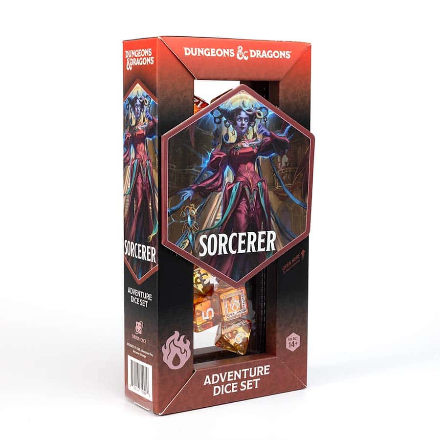D&D: Adventure Dice - Sorcerer Orange (NEW)