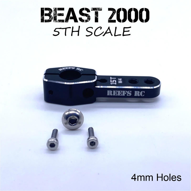Image of Single HD Horn 15T 4mm Holes - 5th Scale