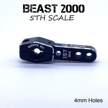 Image of Single HD Horn 15T 4mm Holes - 5th Scale