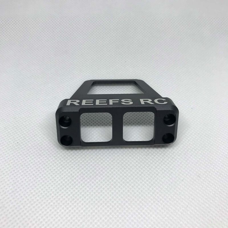 CNC Machined Aluminum Servo Shield - Dark Gray