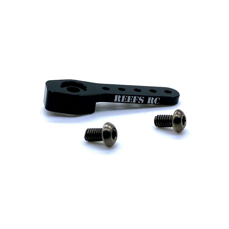 Image of Reef R/C V2 25T Black Alloy Micro Servo Horn SEHREEFS113 fits 99Micro