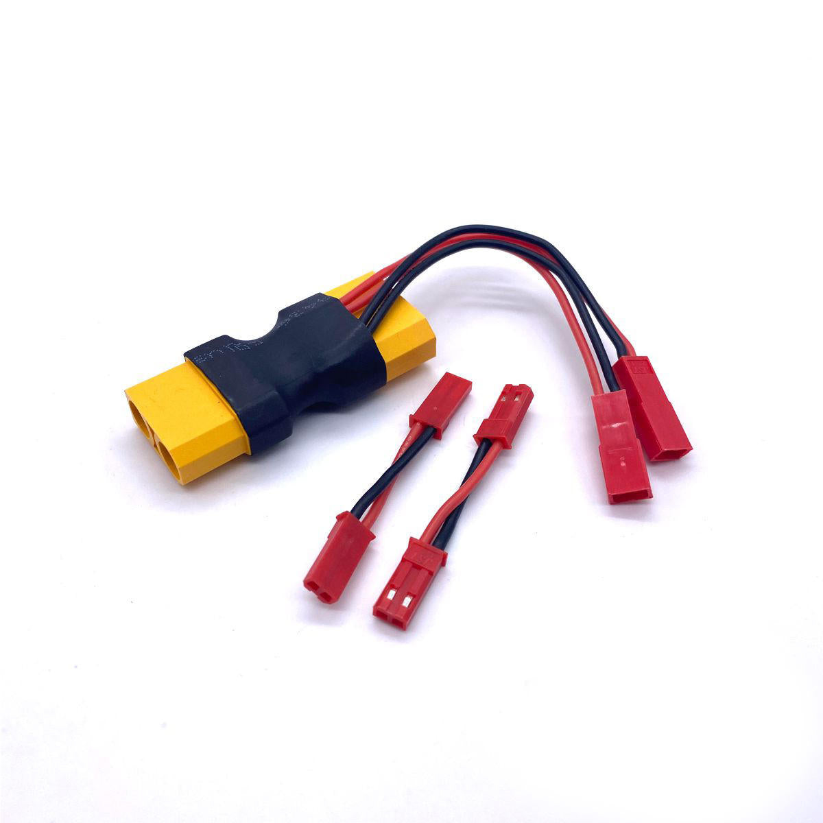 Image of XT90 Dual JST Connector w/ 2 Male-Male Adaptors