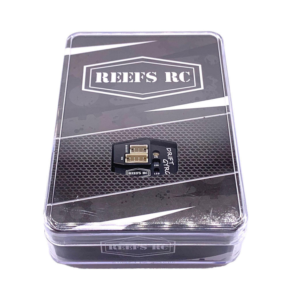Image of Reef R/C Black Drift Gyro for 1/10 and Mini Scale RC Drift Cars SEHREEFS142