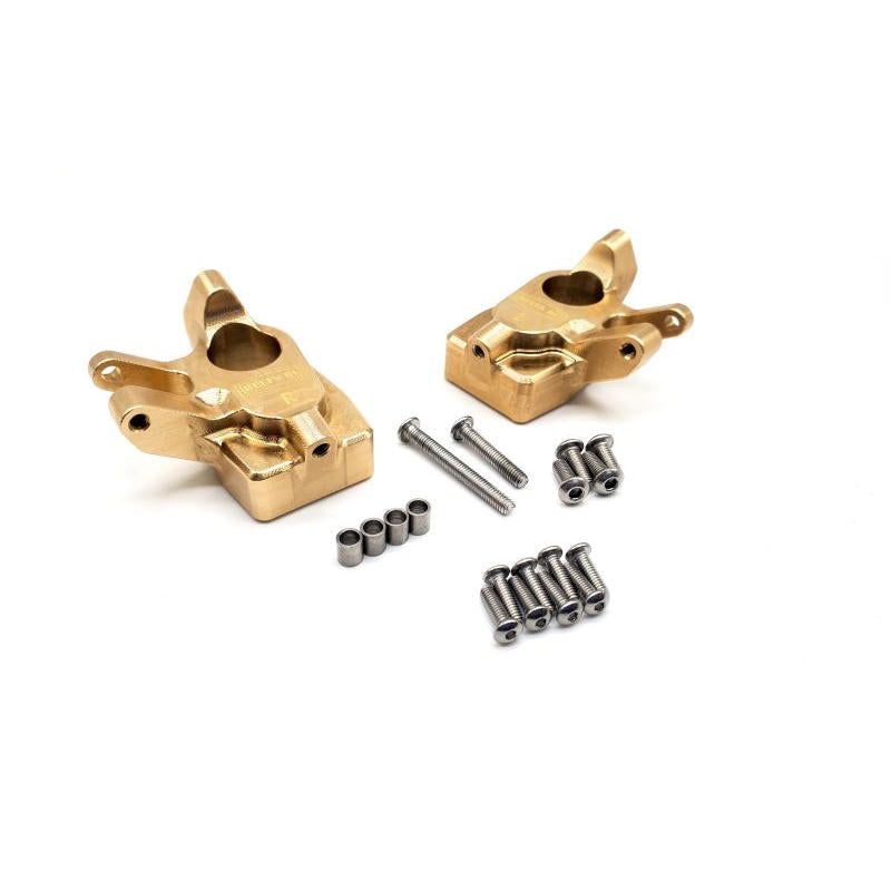Image of Brass Portal Knuckle Set, for SCXPro / Capra / SCX10.3