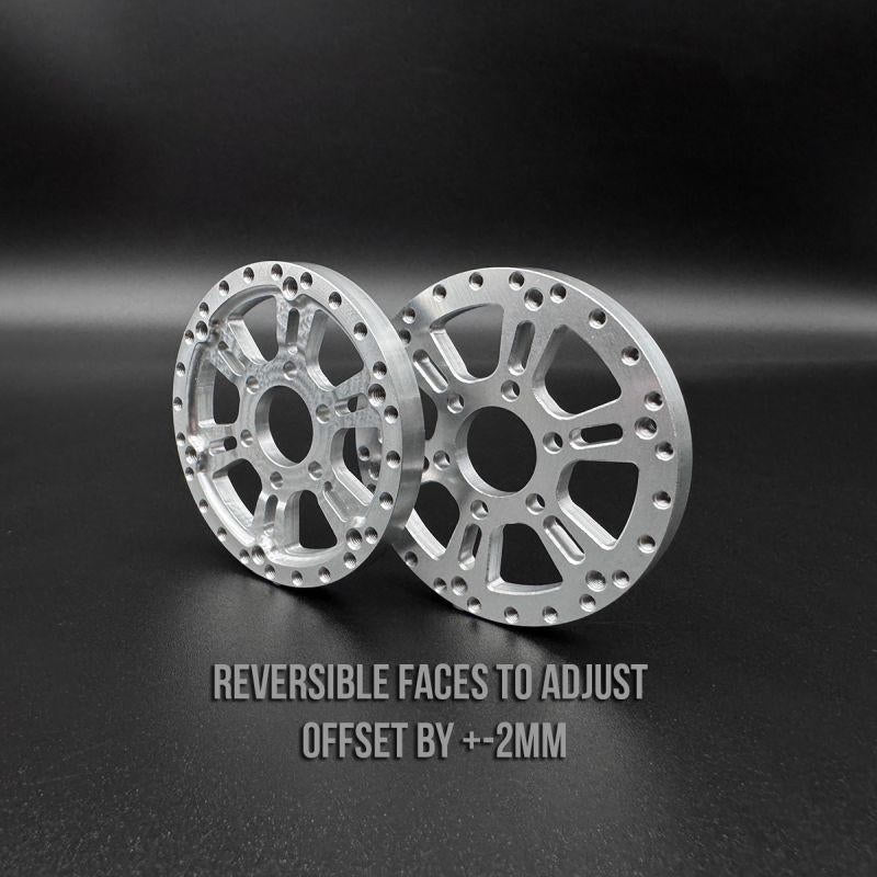 Image of Blades 1.9 Beadlock Wheels w/ Reef Hubs & Rings (2pk)