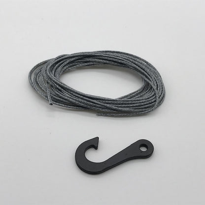 Image of Synthetic Winch Line w/ Steel Hook