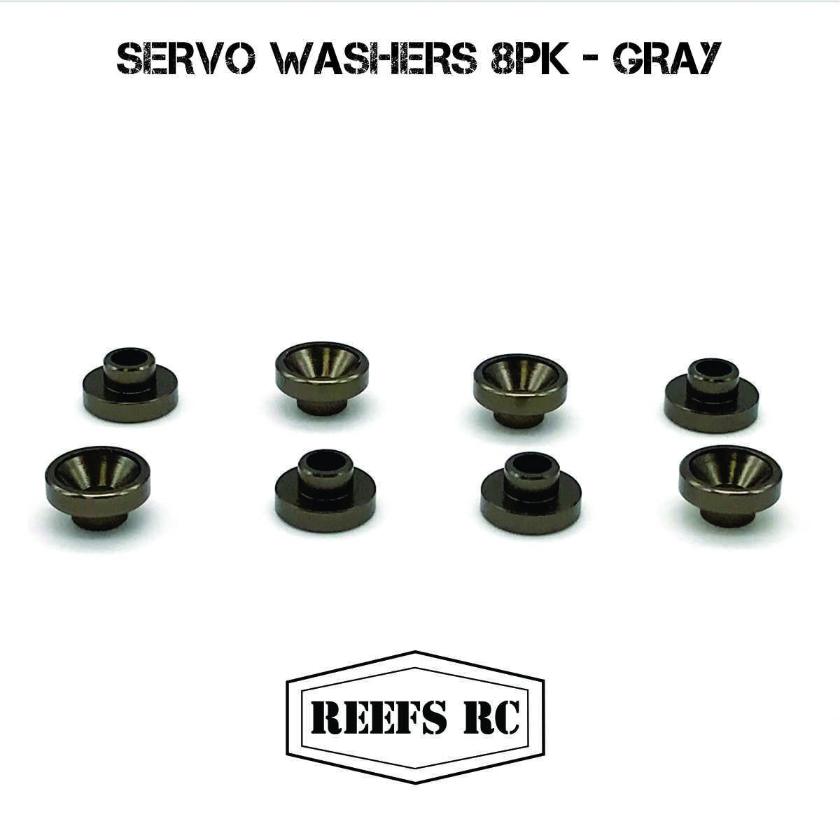 Image of Servo Washers 8pk - Gray