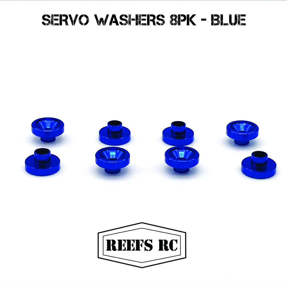 Image of Servo Washers 8pk - Blue