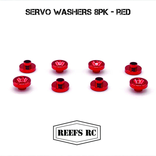 Image of Servo Washers 8pk - Red