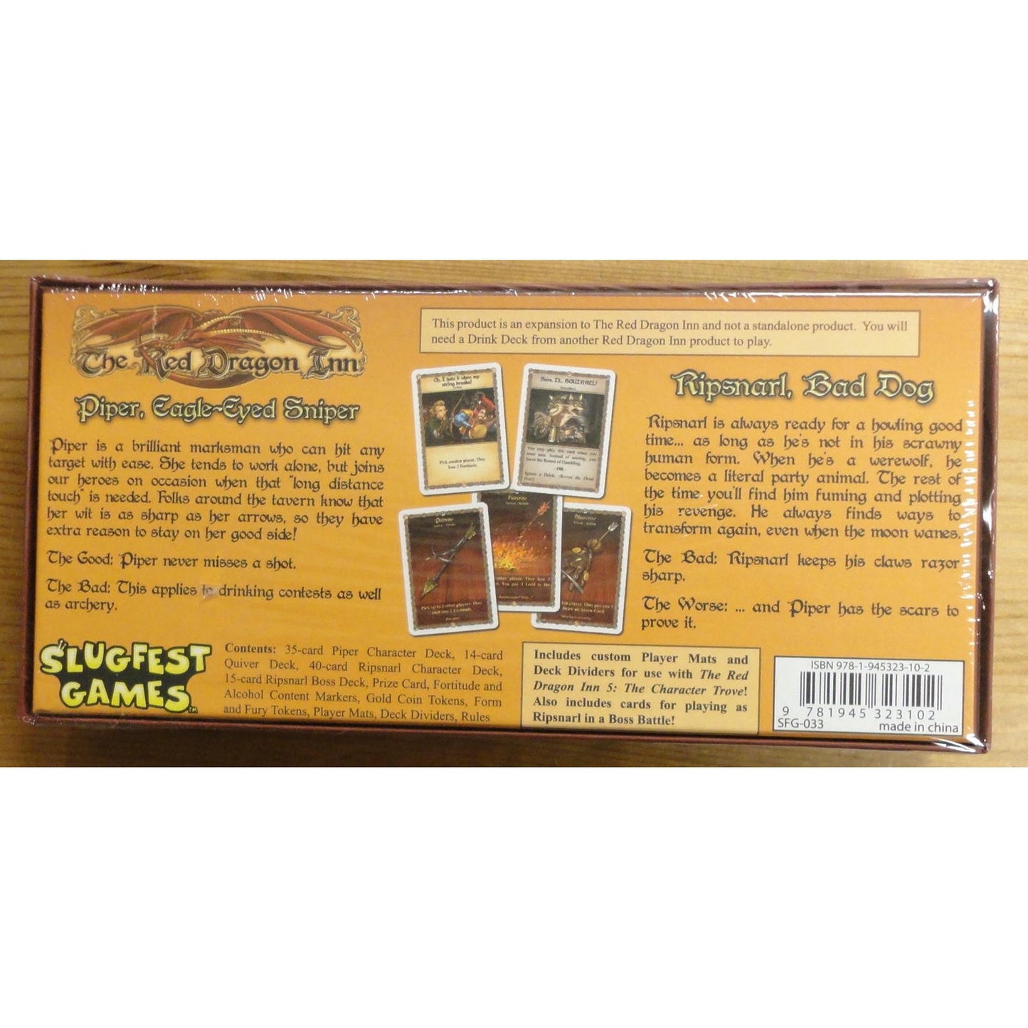 Image of Red Dragon Inn: Allies - Piper vs Ripsnarl Expansion by Slugfest Games SFG033