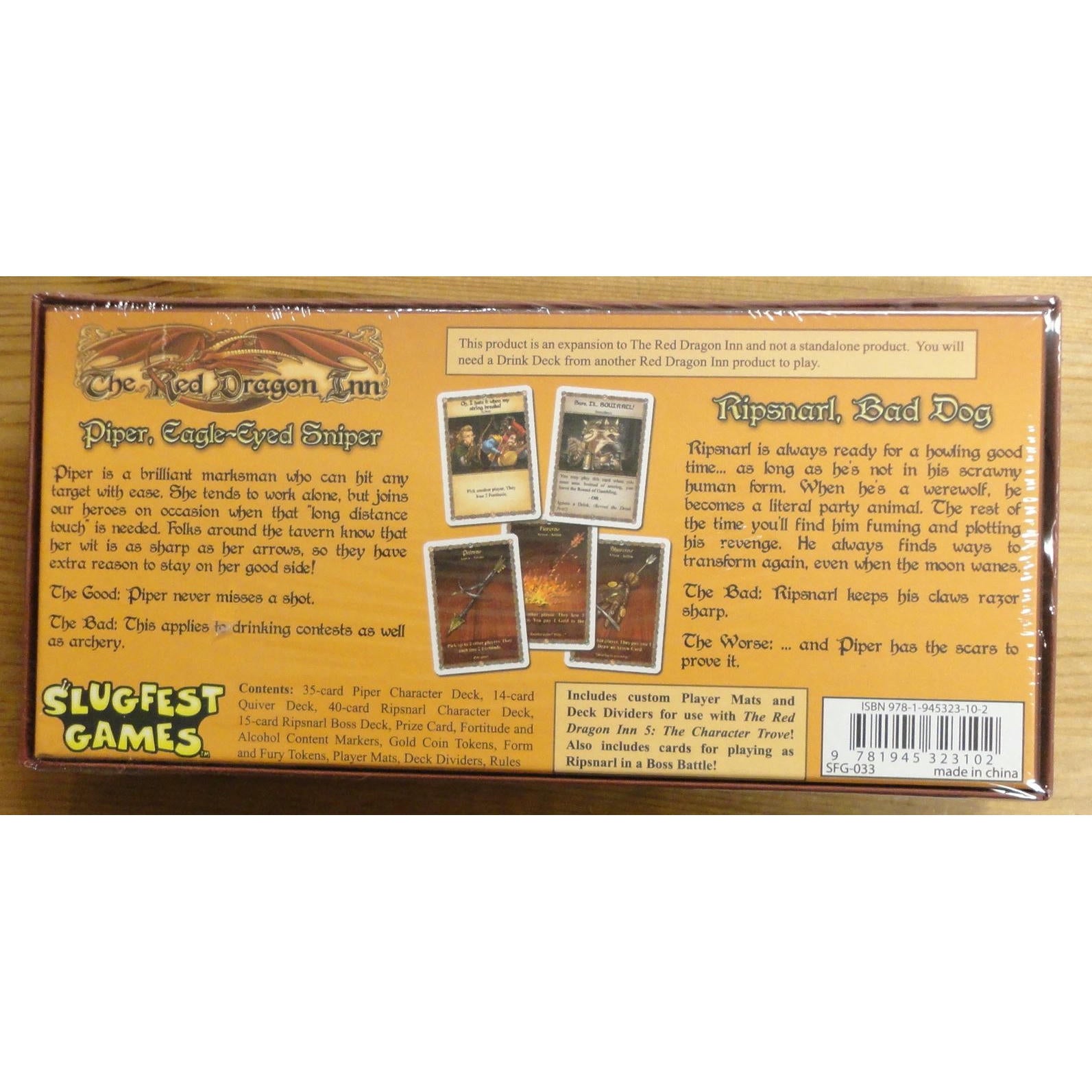 Image of Red Dragon Inn: Allies - Piper vs Ripsnarl Expansion by Slugfest Games SFG033