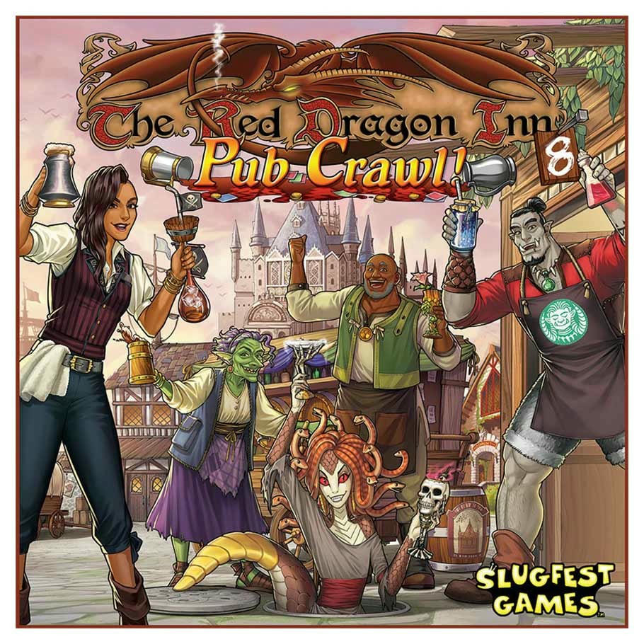 Image of The Red Dragon Inn 8: Pub Crawl Board Game by Slugfest Games SFG040