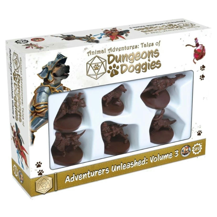 Image of Animal Adventures: Tales of Dungeon Doggies RPG Miniatures Vol 3 SFLAADD-003