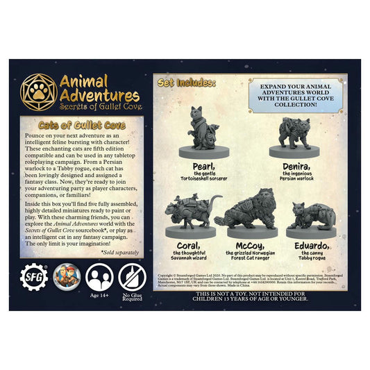 Image of Animal Adventures: Secrets of Gullet Cove: Cats of Gullet Cover SFLAAGC-003